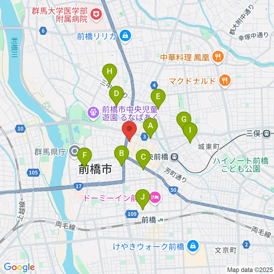 笠原智廣ピアノアカデミー周辺のコンビニエンスストア一覧地図