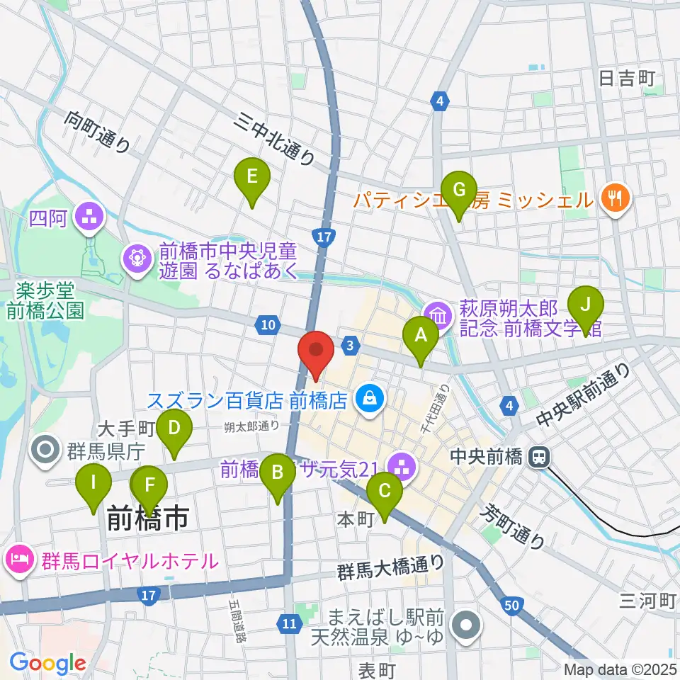 笠原智廣ピアノアカデミー周辺のコンビニエンスストア一覧地図