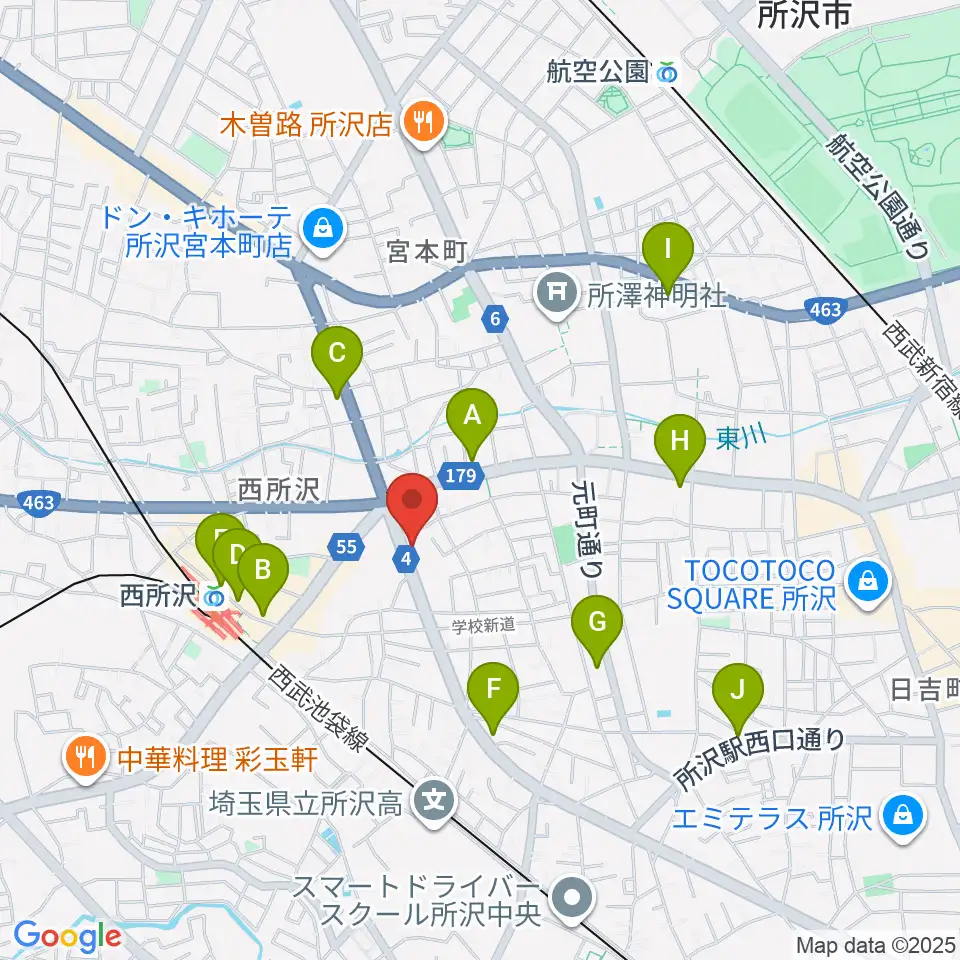 なかとみ ピアノフルート教室周辺のコンビニエンスストア一覧地図