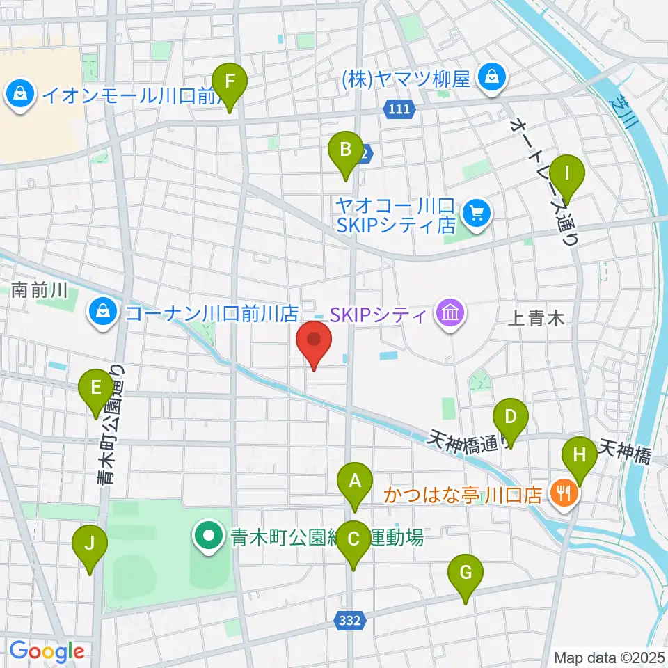 ベルウッド音楽学院周辺のコンビニエンスストア一覧地図