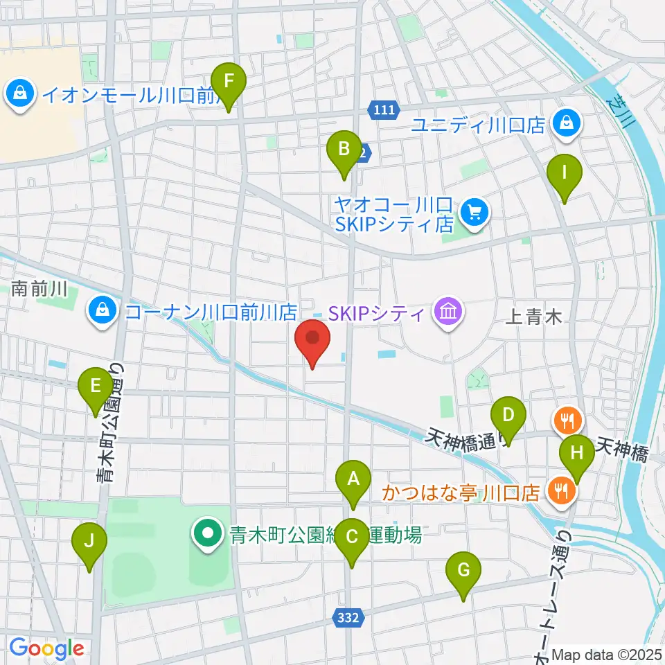 ベルウッド音楽学院周辺のコンビニエンスストア一覧地図