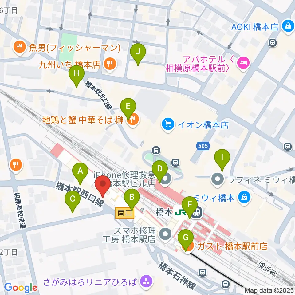 メリーミュージックアカデミー周辺のコンビニエンスストア一覧地図