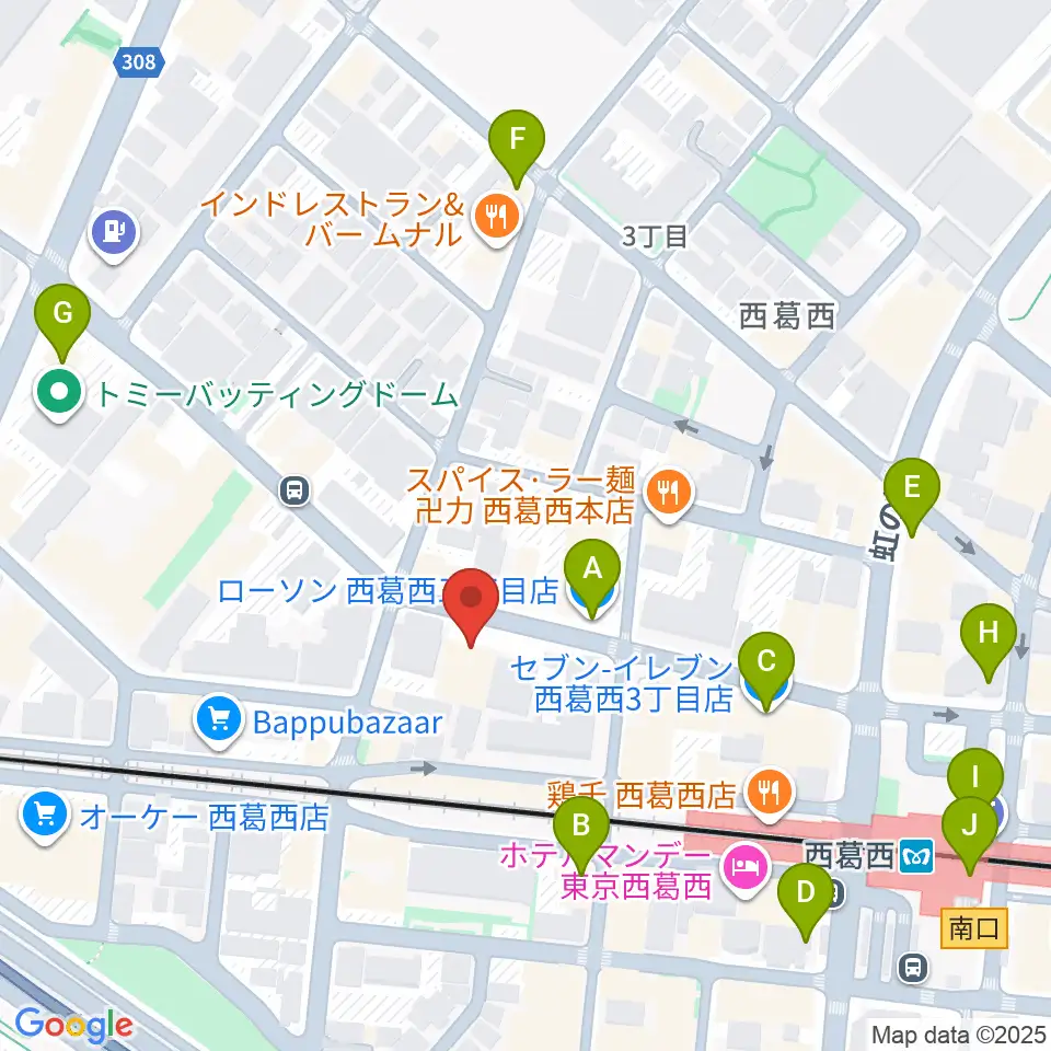 東京スクールオブミュージック&ダンス専門学校周辺のコンビニエンスストア一覧地図