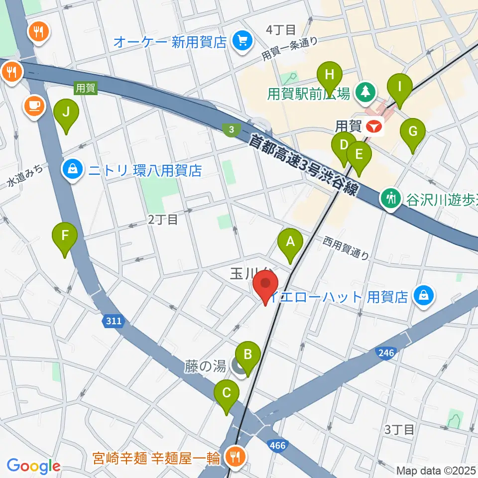 マイカミュージックラボラトリー周辺のコンビニエンスストア一覧地図