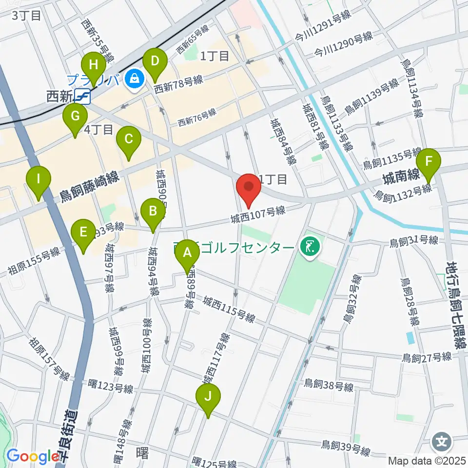 ソルフェ音楽専門学院周辺のコンビニエンスストア一覧地図
