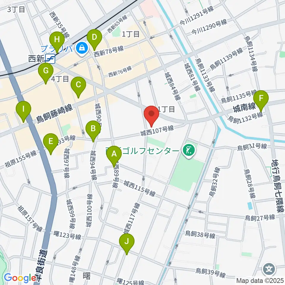 ソルフェ音楽専門学院周辺のコンビニエンスストア一覧地図