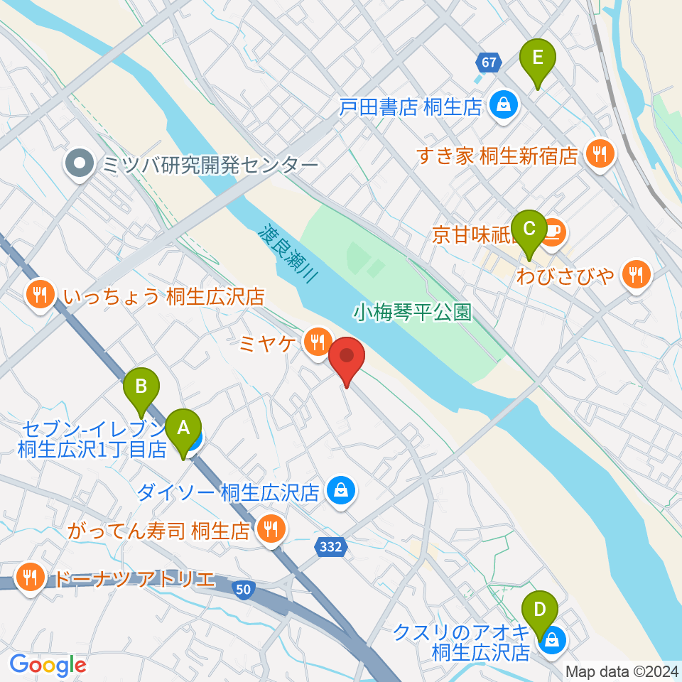 J-music ボーカル音楽教室周辺のコンビニエンスストア一覧地図