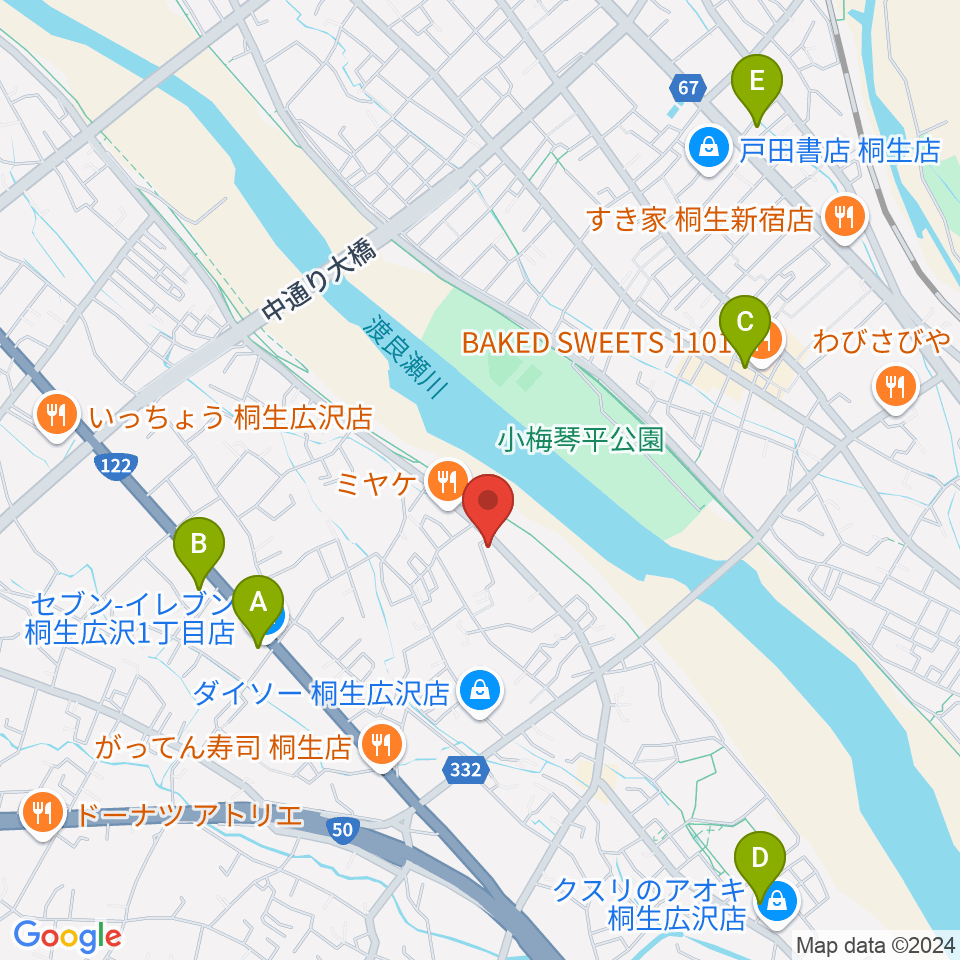 J-music ボーカル音楽教室周辺のコンビニエンスストア一覧地図