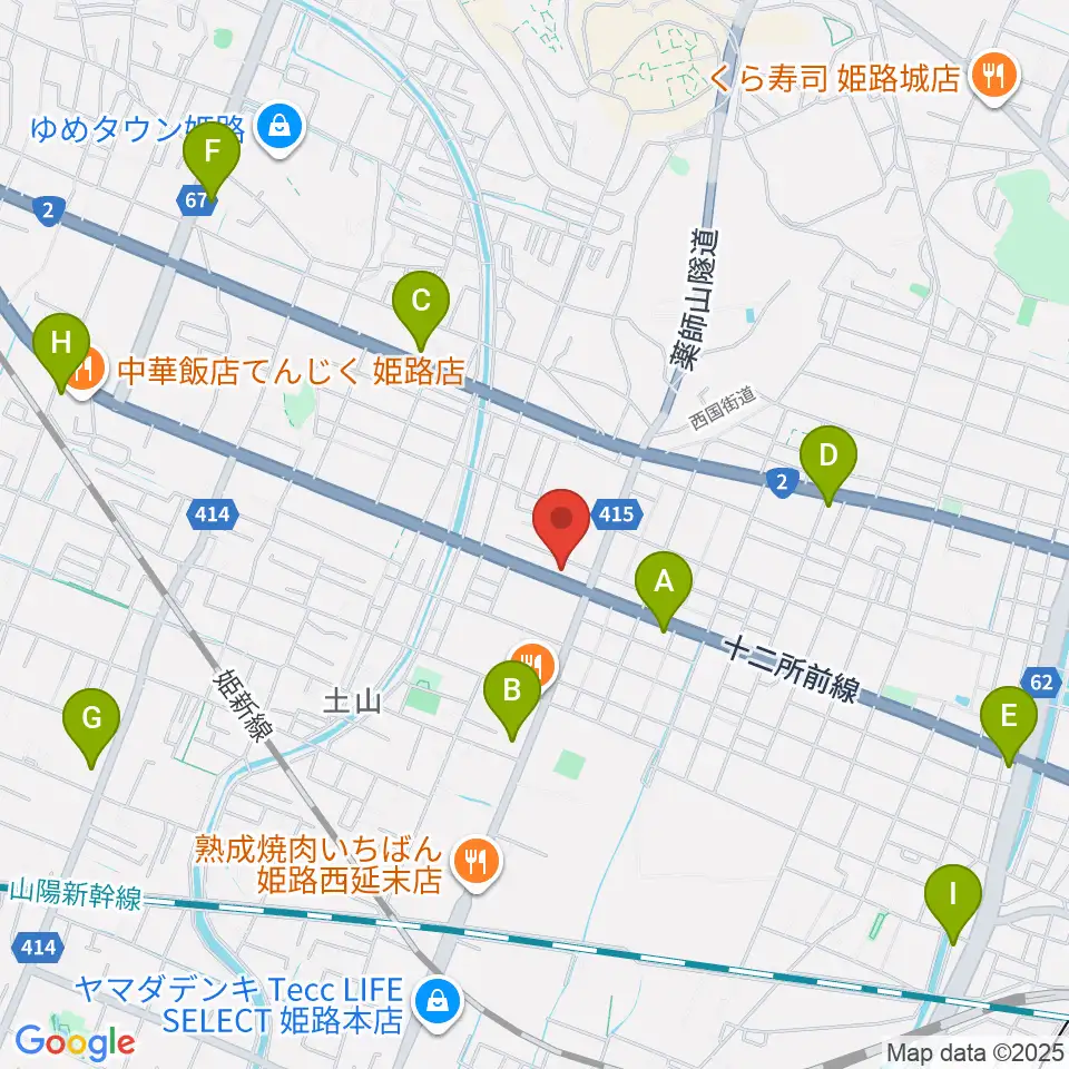 サウンドステーション周辺のコンビニエンスストア一覧地図