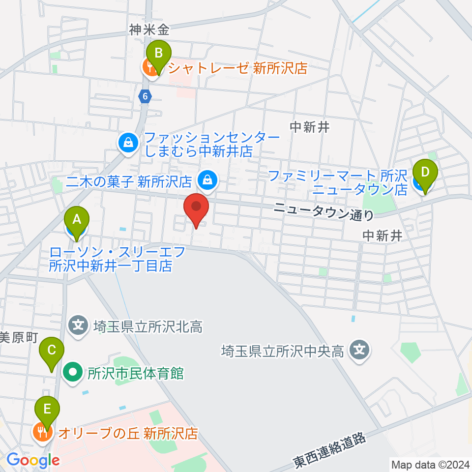 市川みどり音楽教室周辺のコンビニエンスストア一覧地図