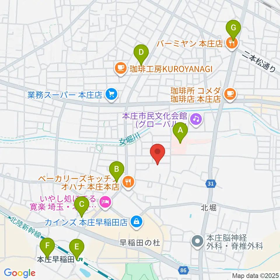 南音楽院周辺のコンビニエンスストア一覧地図