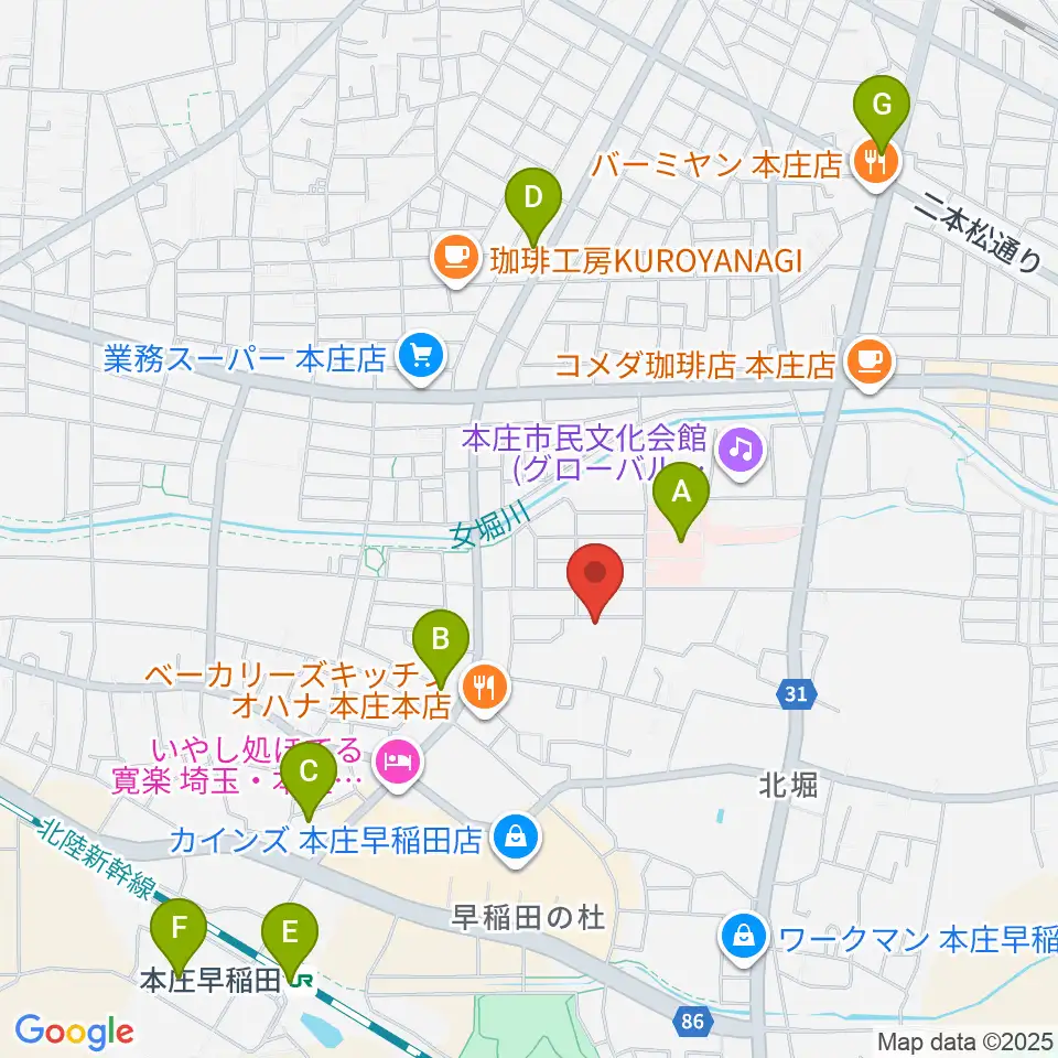 南音楽院周辺のコンビニエンスストア一覧地図
