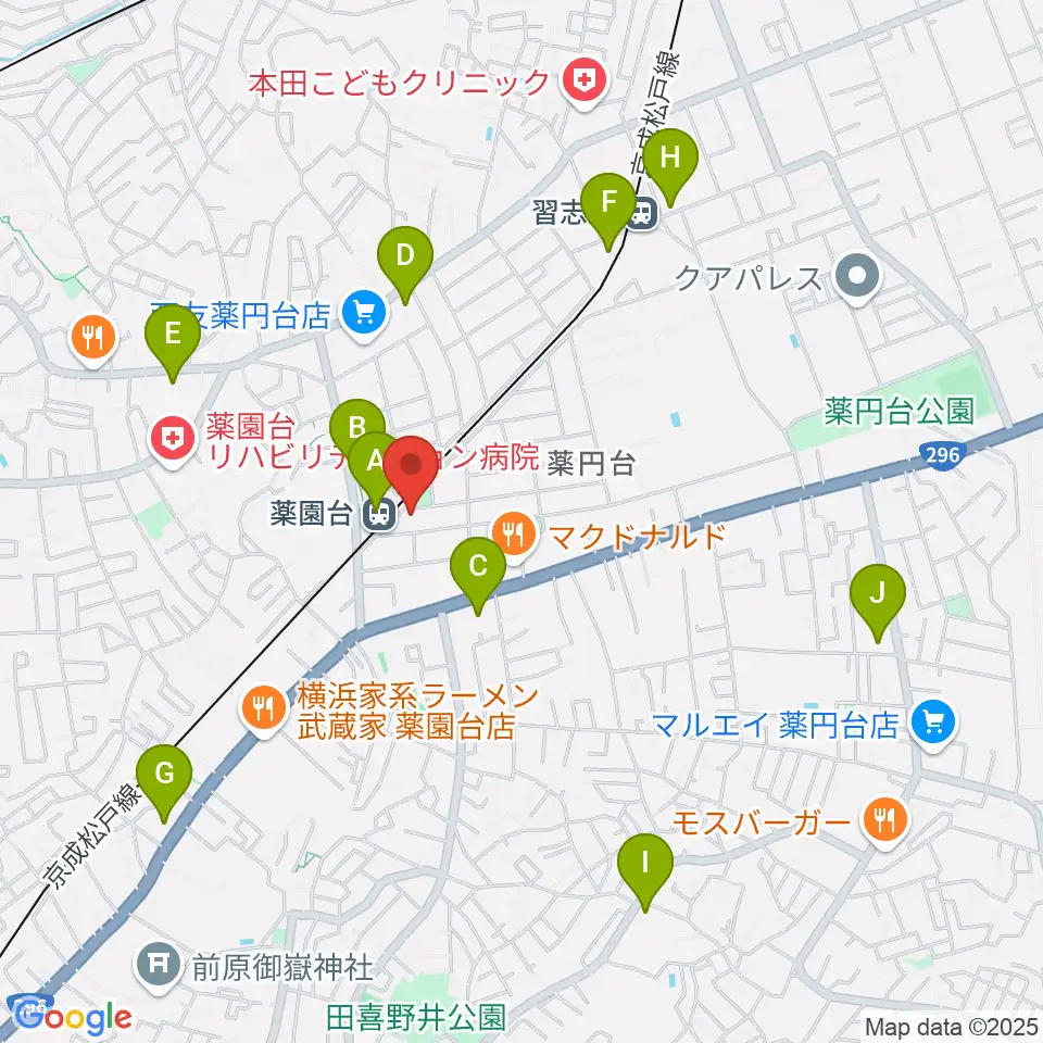 西村音楽アカデミー周辺のコンビニエンスストア一覧地図