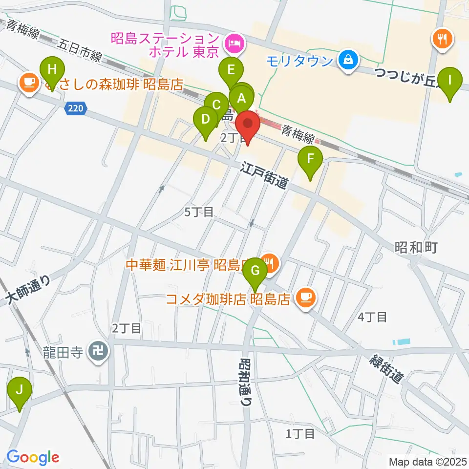 マツダミュージックアカデミー周辺のコンビニエンスストア一覧地図