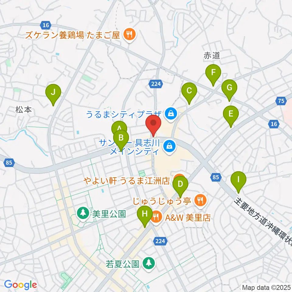 音楽教室ヒラソル周辺のコンビニエンスストア一覧地図