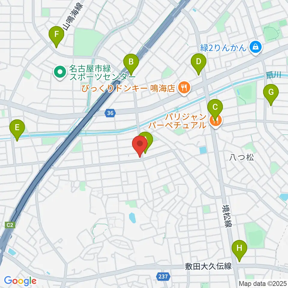 ボイスミュージック周辺のコンビニエンスストア一覧地図