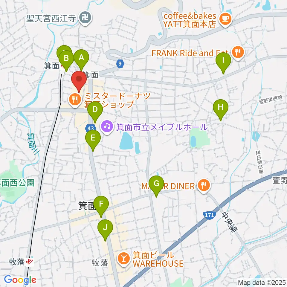 ミュージックドリーム音楽教室周辺のコンビニエンスストア一覧地図