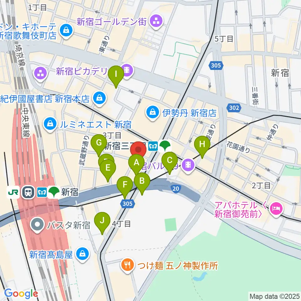 ミュージックスクールウッド周辺のコンビニエンスストア一覧地図