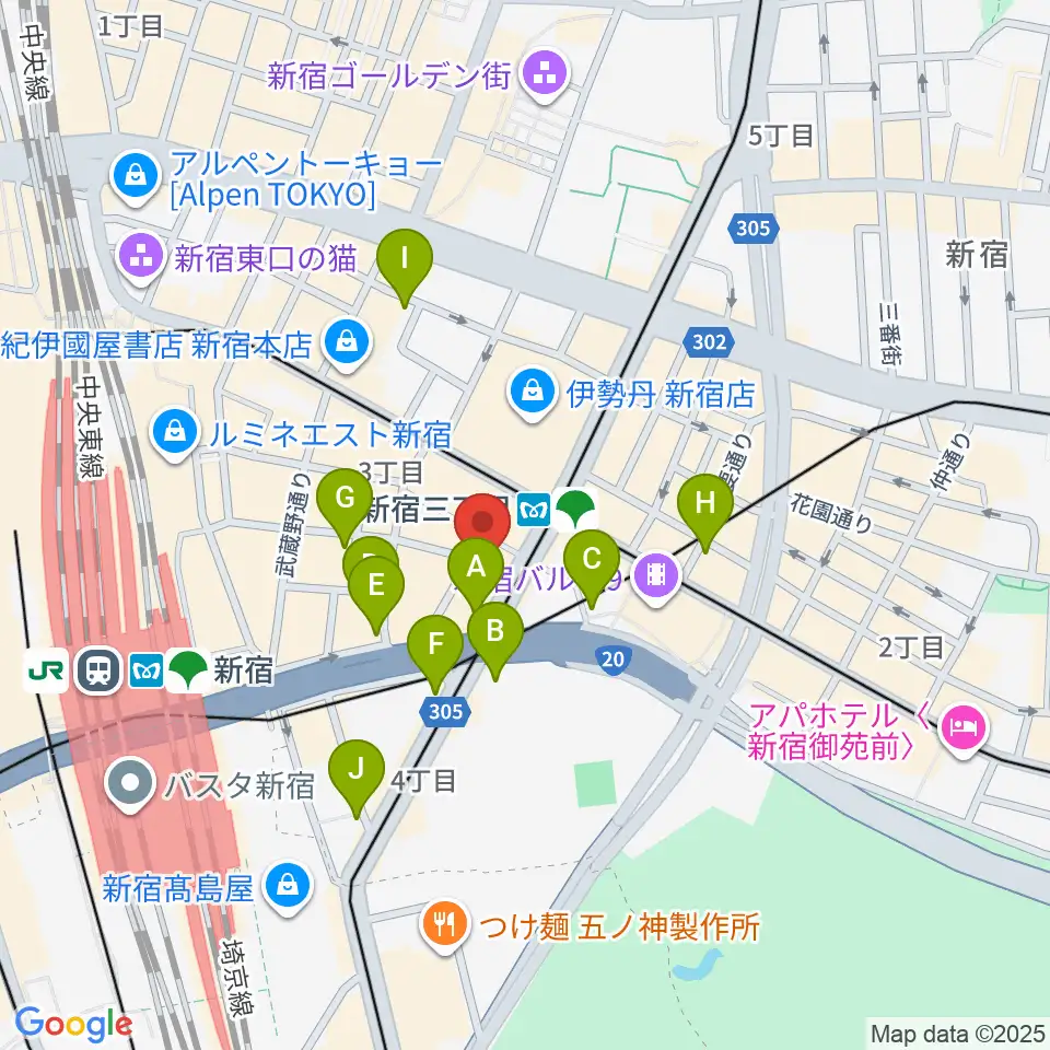 ミュージックスクールウッド周辺のコンビニエンスストア一覧地図
