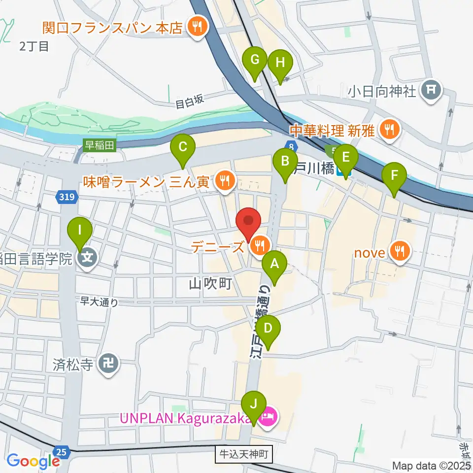 BEC音楽教室周辺のコンビニエンスストア一覧地図