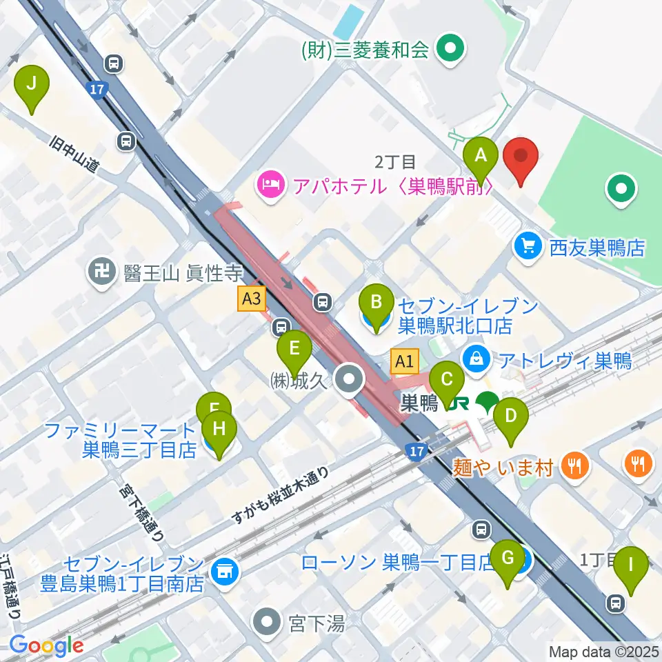 ミクロコスモスミュージックスクール周辺のコンビニエンスストア一覧地図