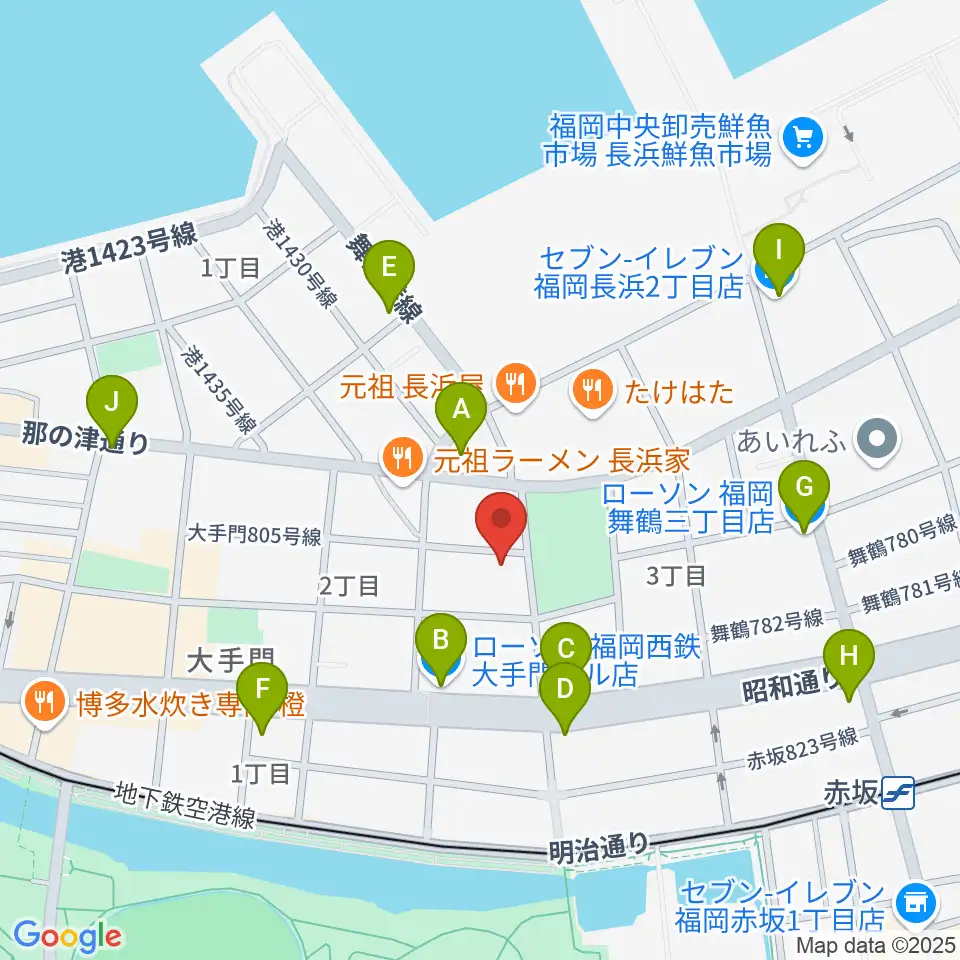 C&S学院周辺のコンビニエンスストア一覧地図