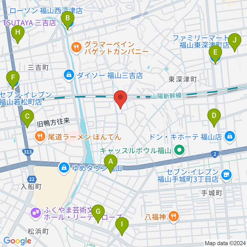 三木音楽塾周辺のコンビニエンスストア一覧地図