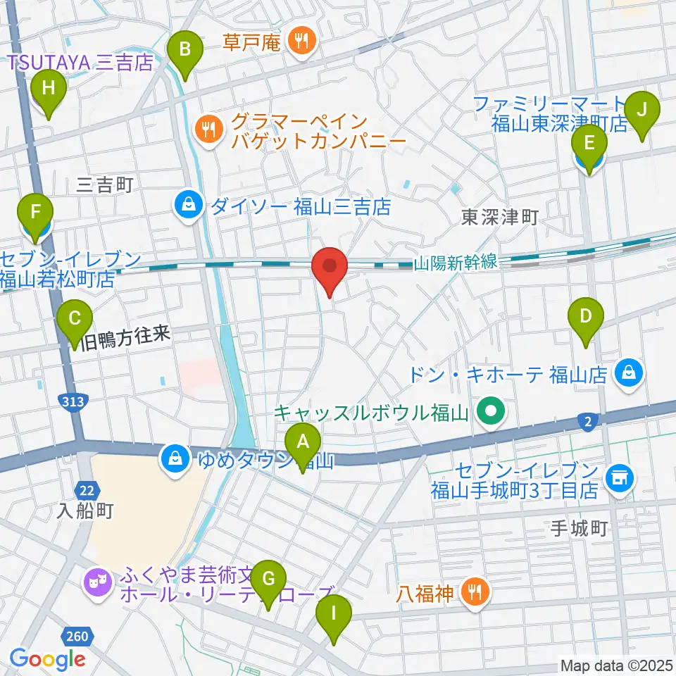 三木音楽塾周辺のコンビニエンスストア一覧地図