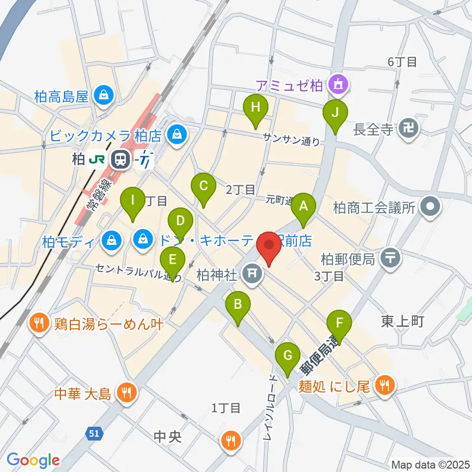 ベルカント音楽学院周辺のコンビニエンスストア一覧地図