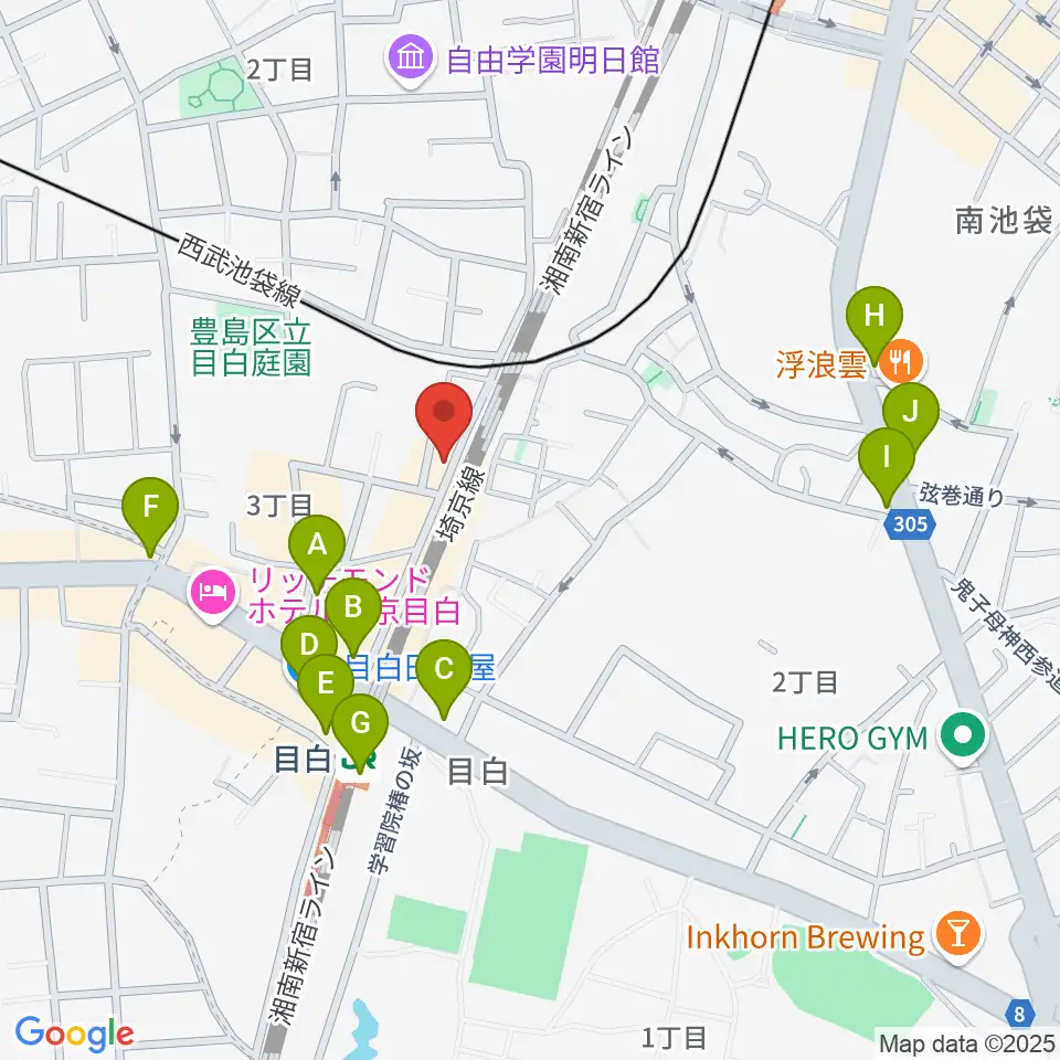 グランキャンミュージック周辺のコンビニエンスストア一覧地図