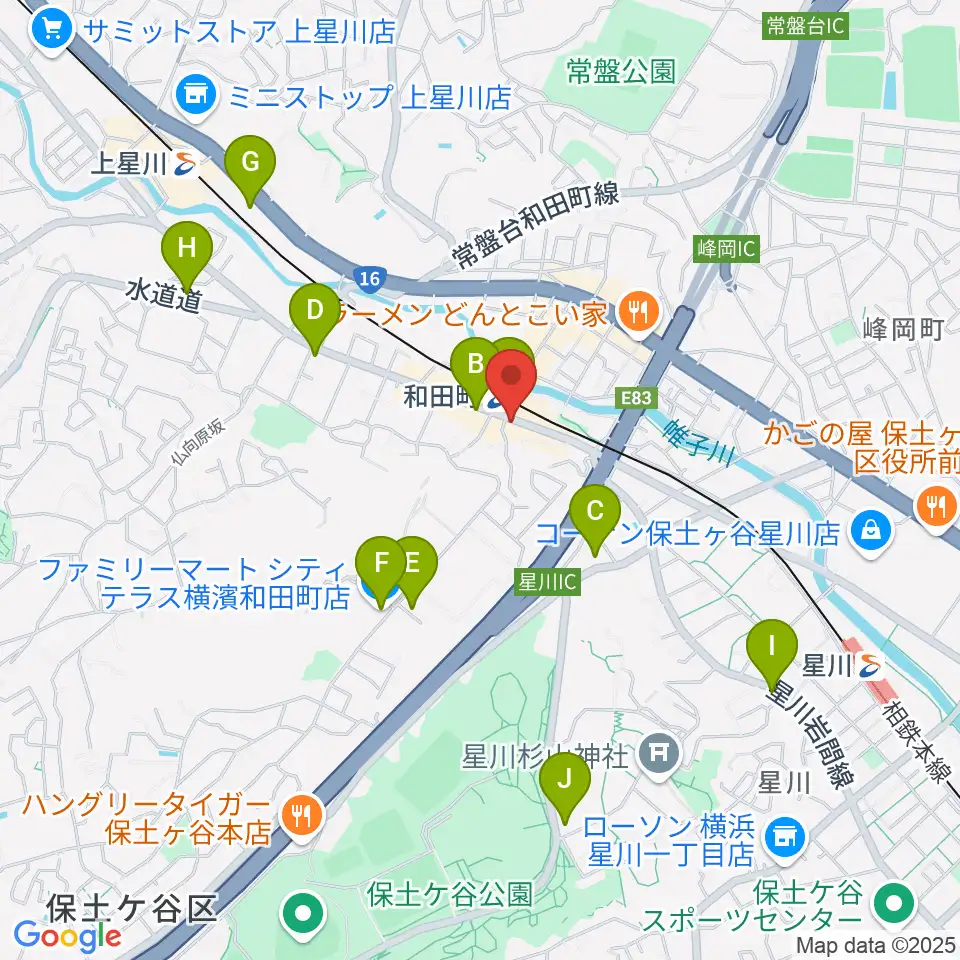 アート和田町音楽院周辺のコンビニエンスストア一覧地図
