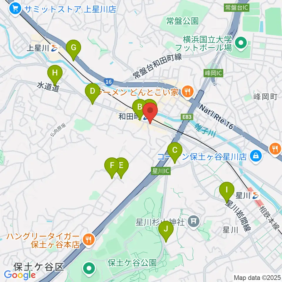 アート和田町音楽院周辺のコンビニエンスストア一覧地図