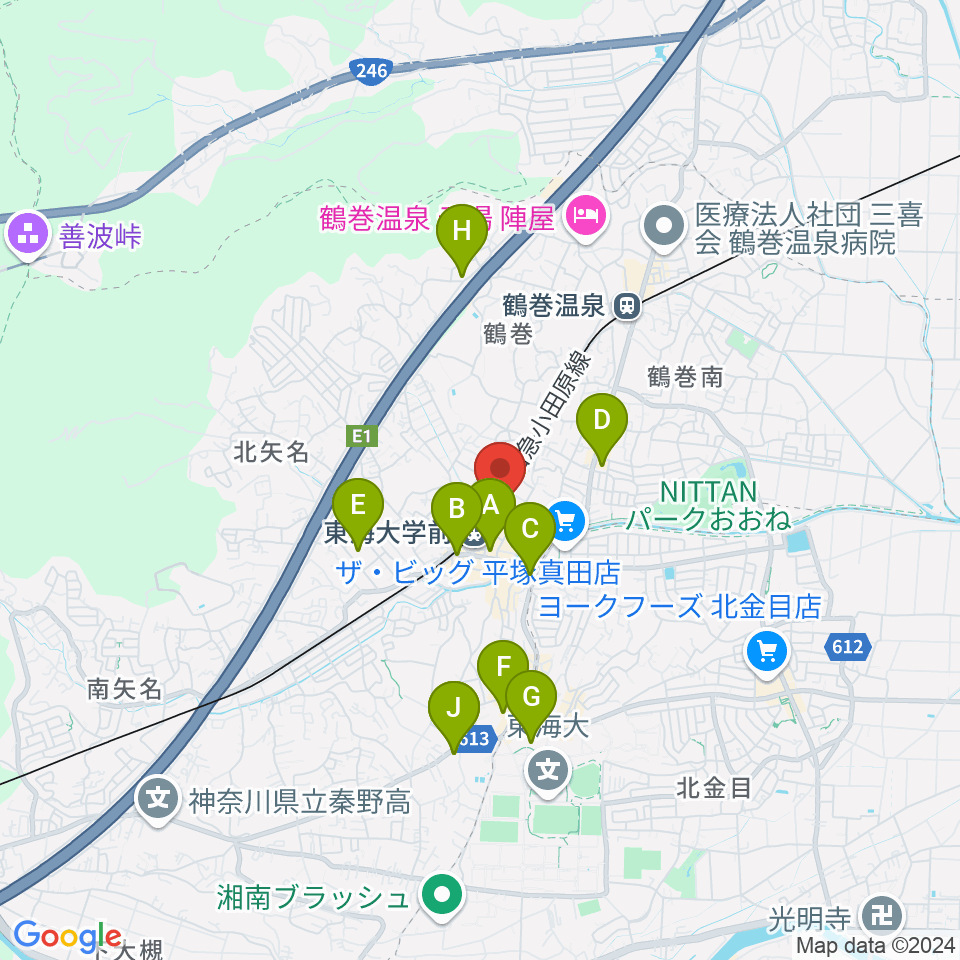 システムサウンド21音楽教室周辺のコンビニエンスストア一覧地図