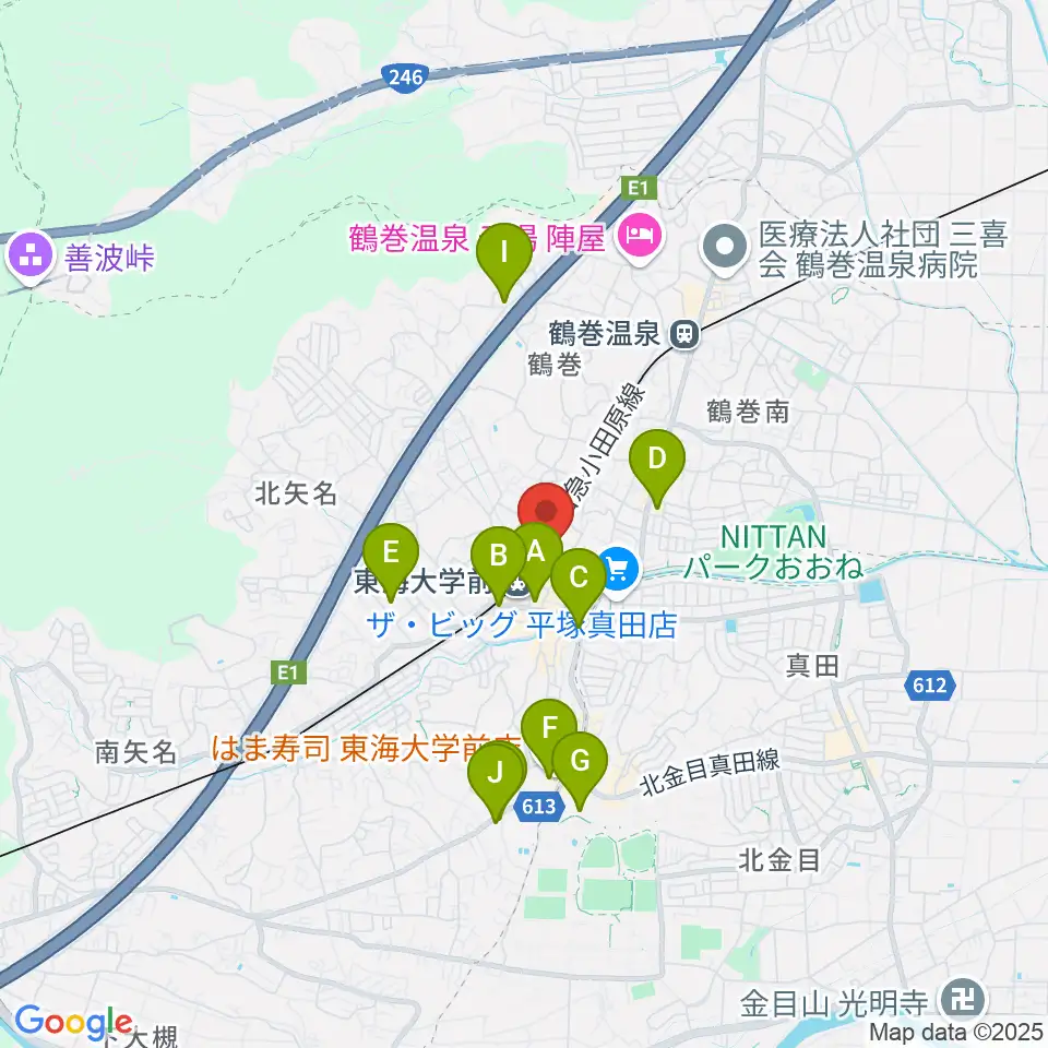 システムサウンド21音楽教室周辺のコンビニエンスストア一覧地図