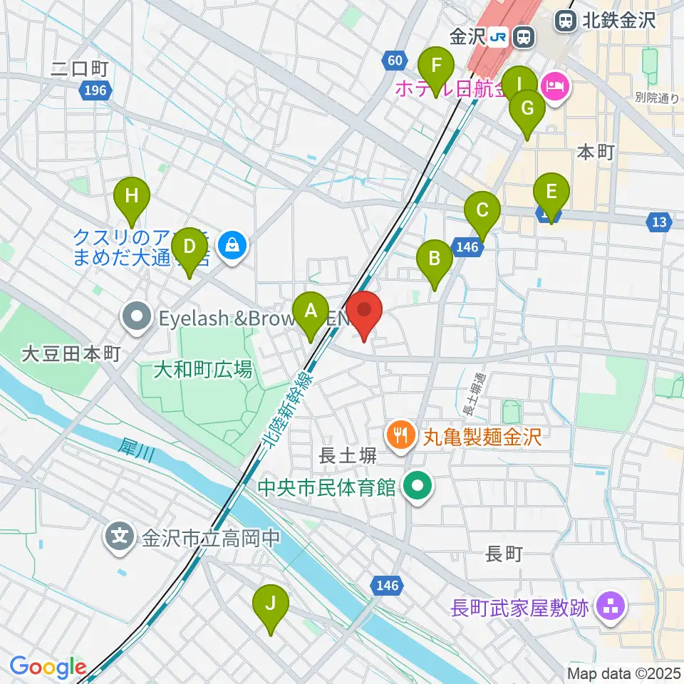 金沢科学技術大学校 Kist周辺のコンビニエンスストア一覧地図