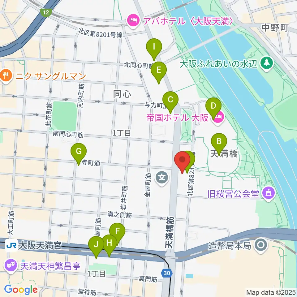 放送芸術学院専門学校周辺のコンビニエンスストア一覧地図