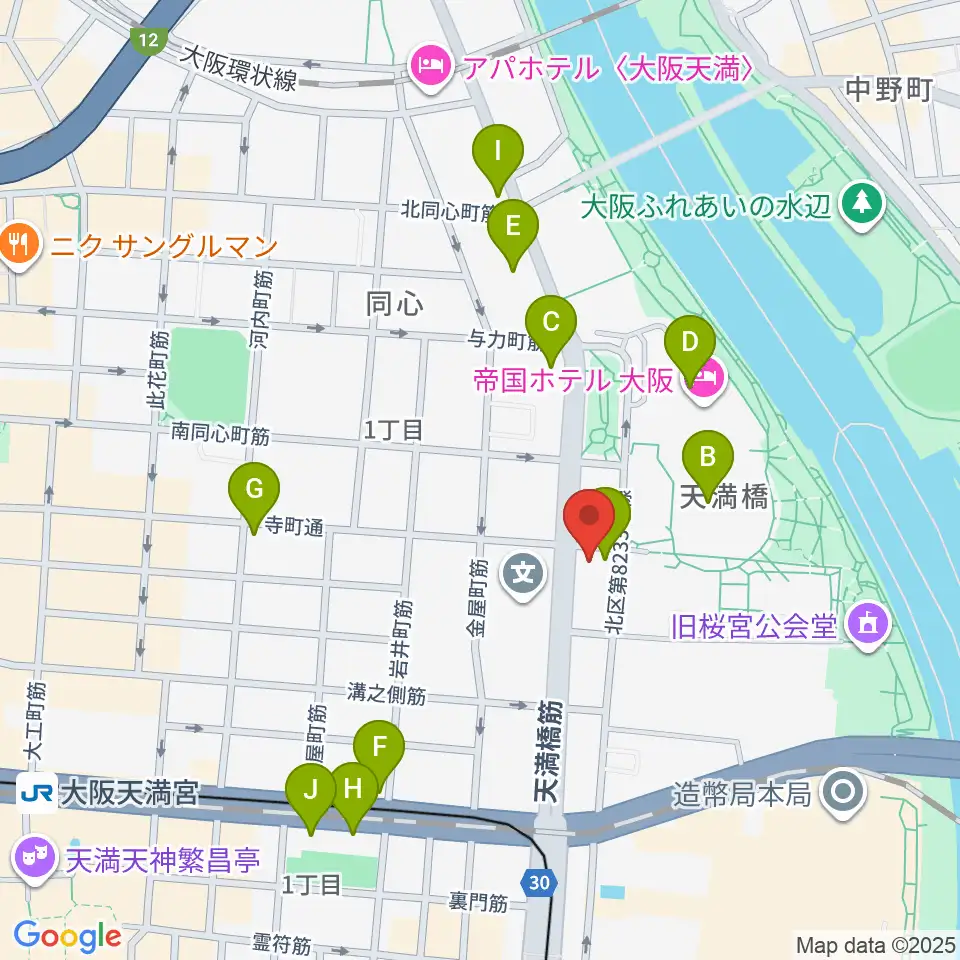 放送芸術学院専門学校周辺のコンビニエンスストア一覧地図