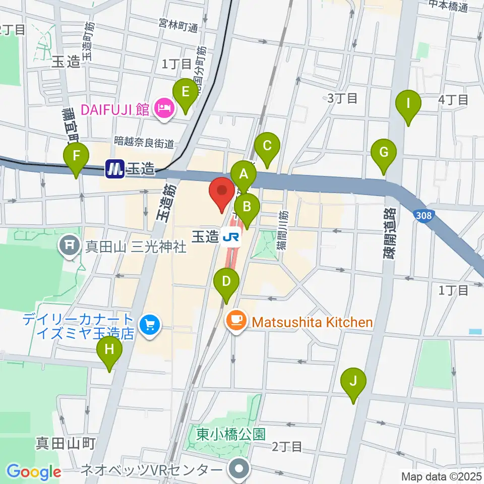 ESA音楽学院専門学校周辺のコンビニエンスストア一覧地図
