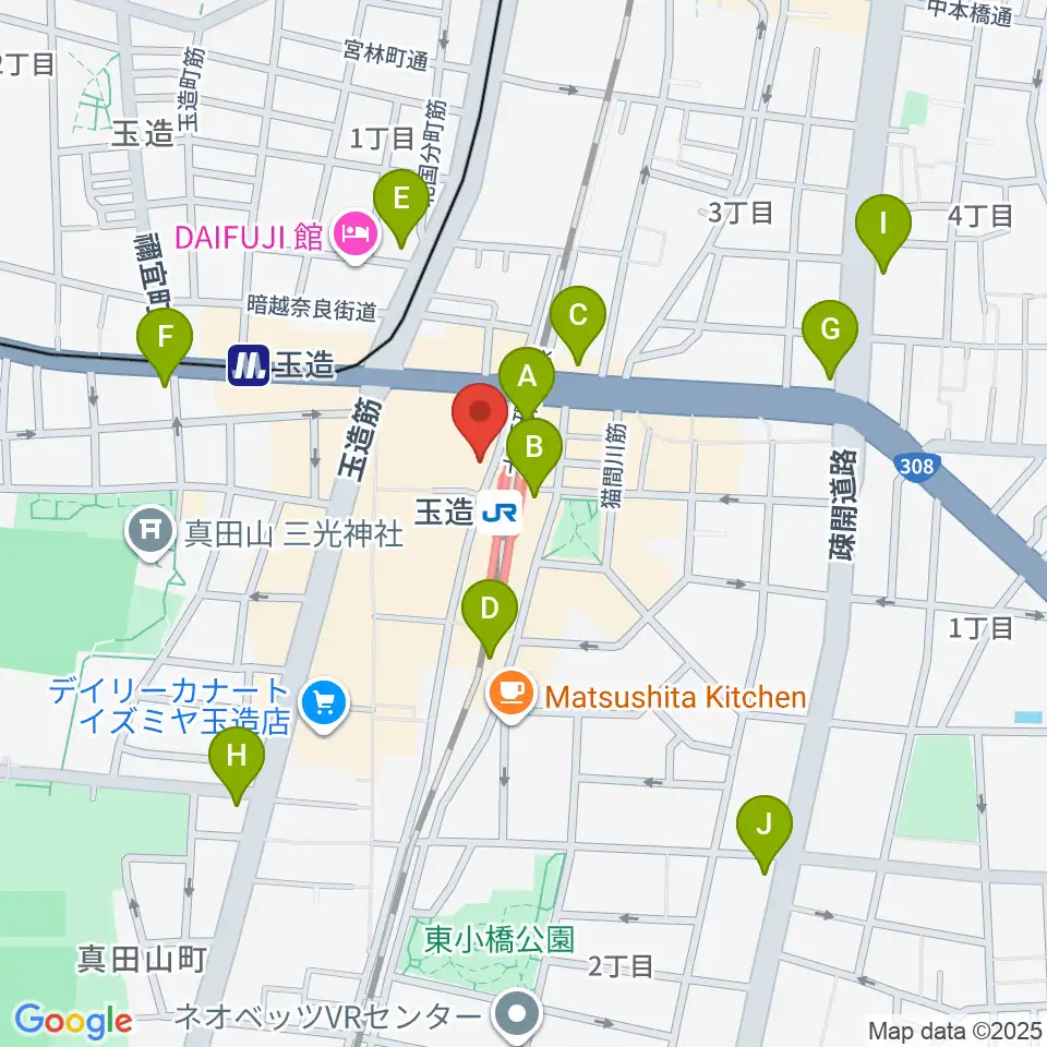 ESA音楽学院専門学校周辺のコンビニエンスストア一覧地図