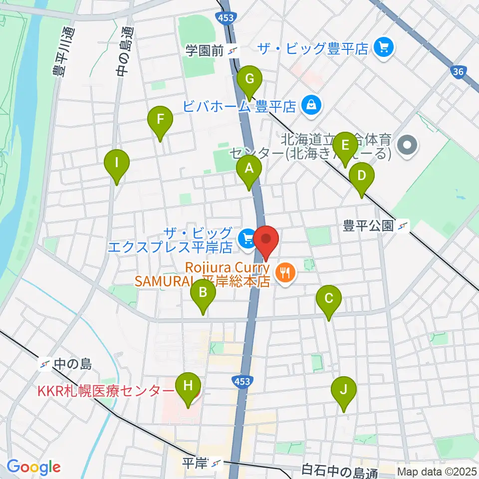 札幌ミュージック&エンターテインメント専門学校周辺のコンビニエンスストア一覧地図