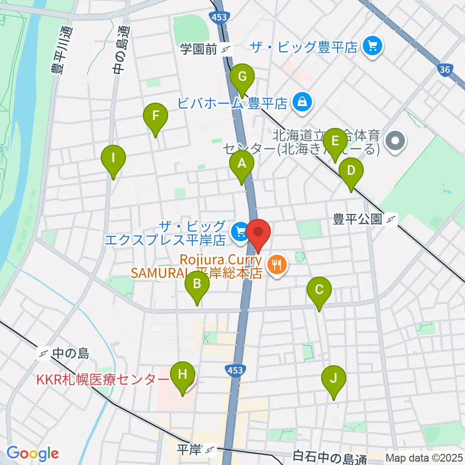 札幌ミュージック&エンターテインメント専門学校周辺のコンビニエンスストア一覧地図