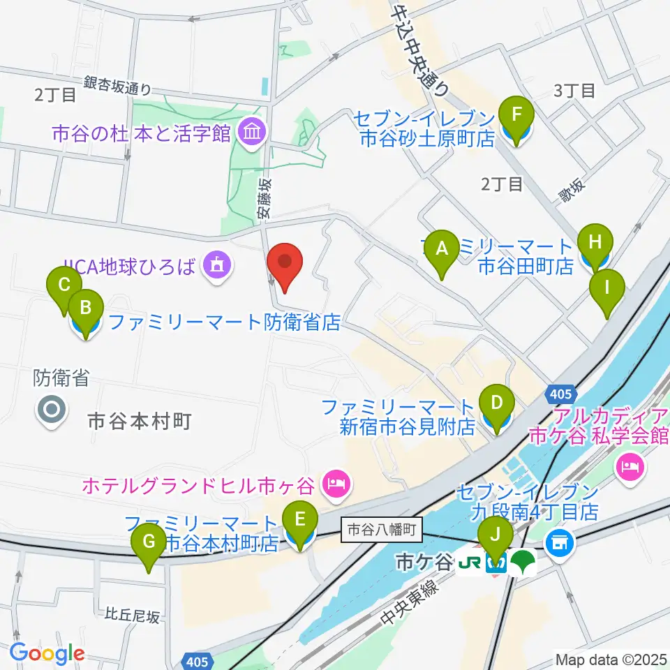 麗扇会日本文化学院周辺のコンビニエンスストア一覧地図