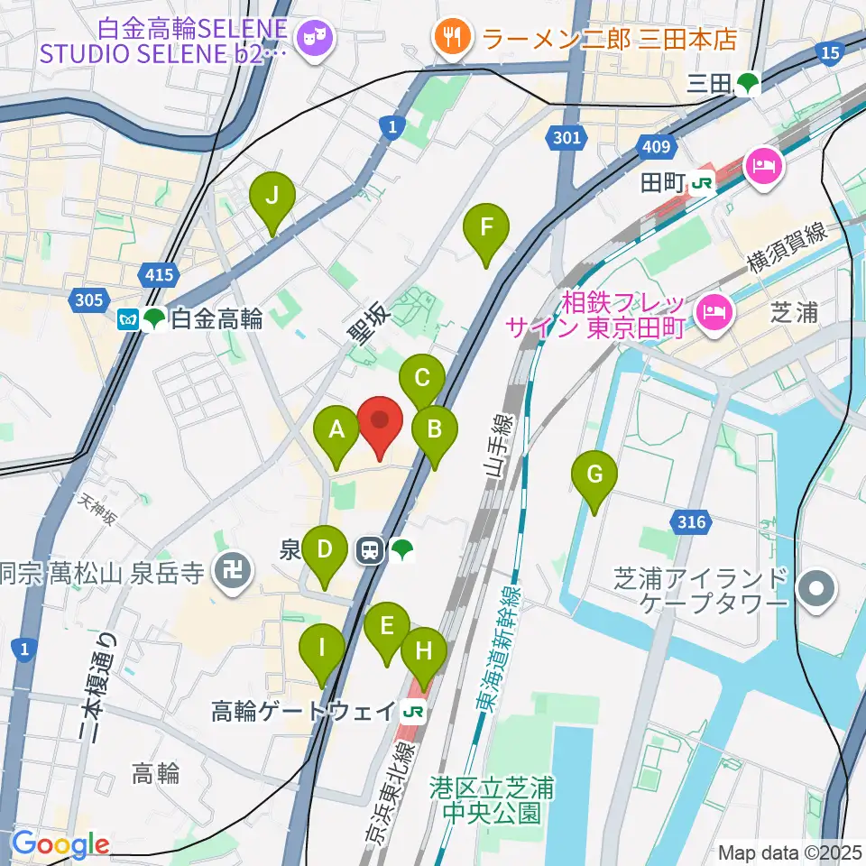 サンピアノ音楽教室周辺のコンビニエンスストア一覧地図