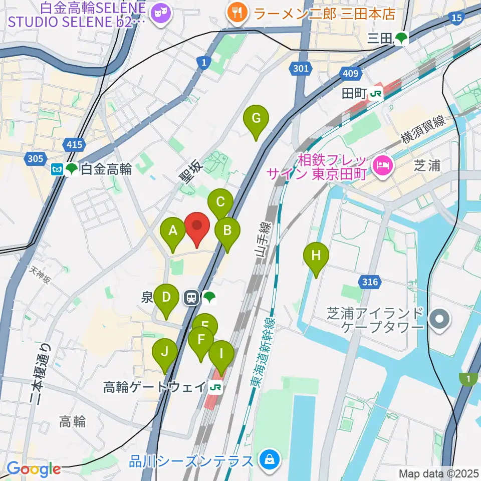 サンピアノ音楽教室周辺のコンビニエンスストア一覧地図