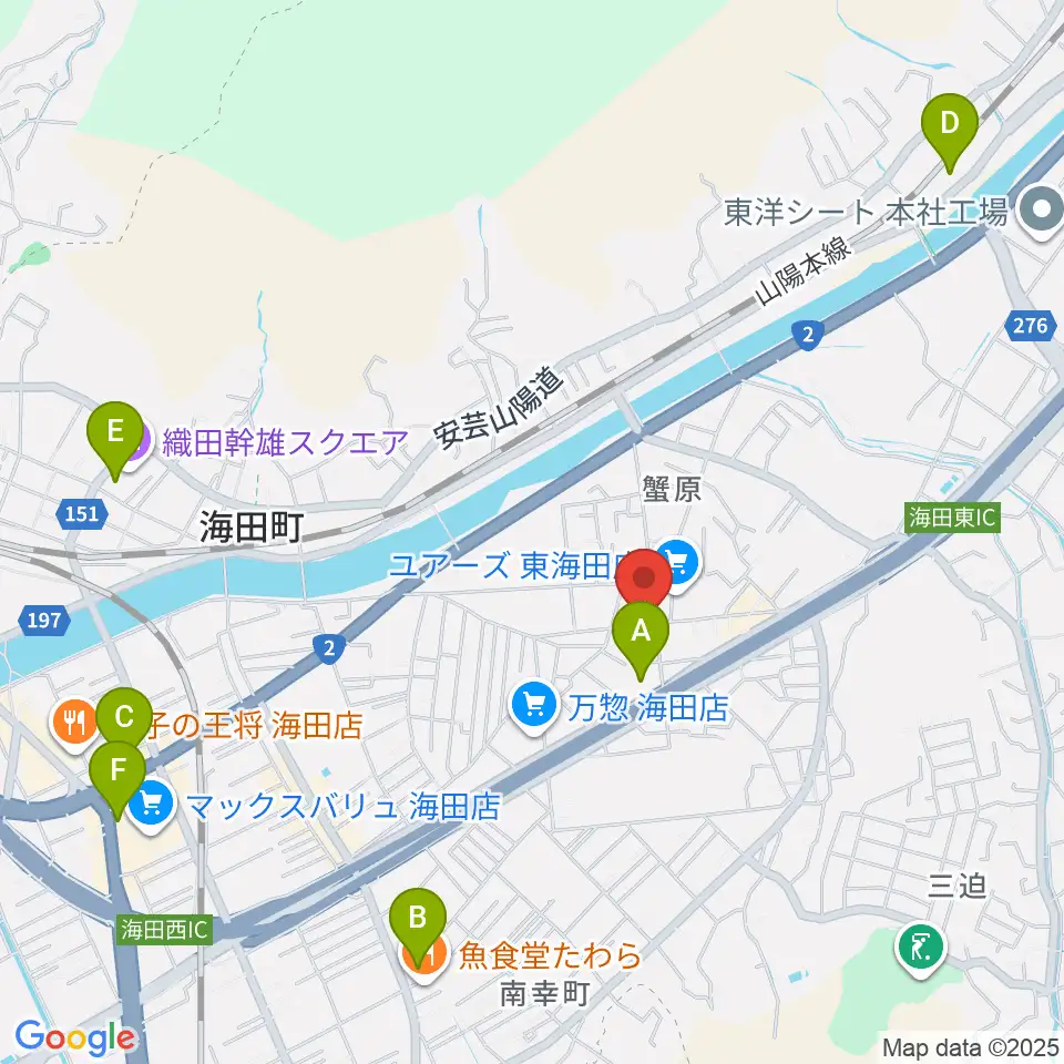 アトリエB周辺のコンビニエンスストア一覧地図
