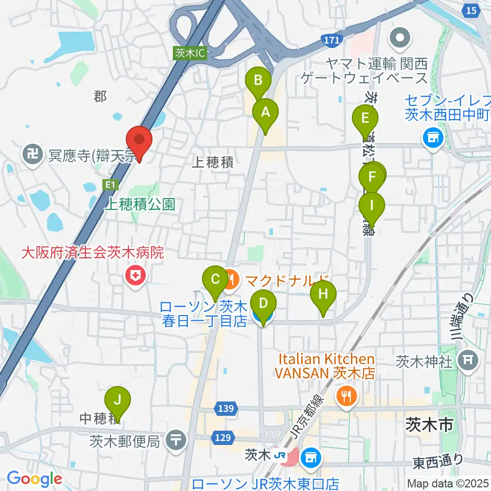クレール音楽教室周辺のコンビニエンスストア一覧地図
