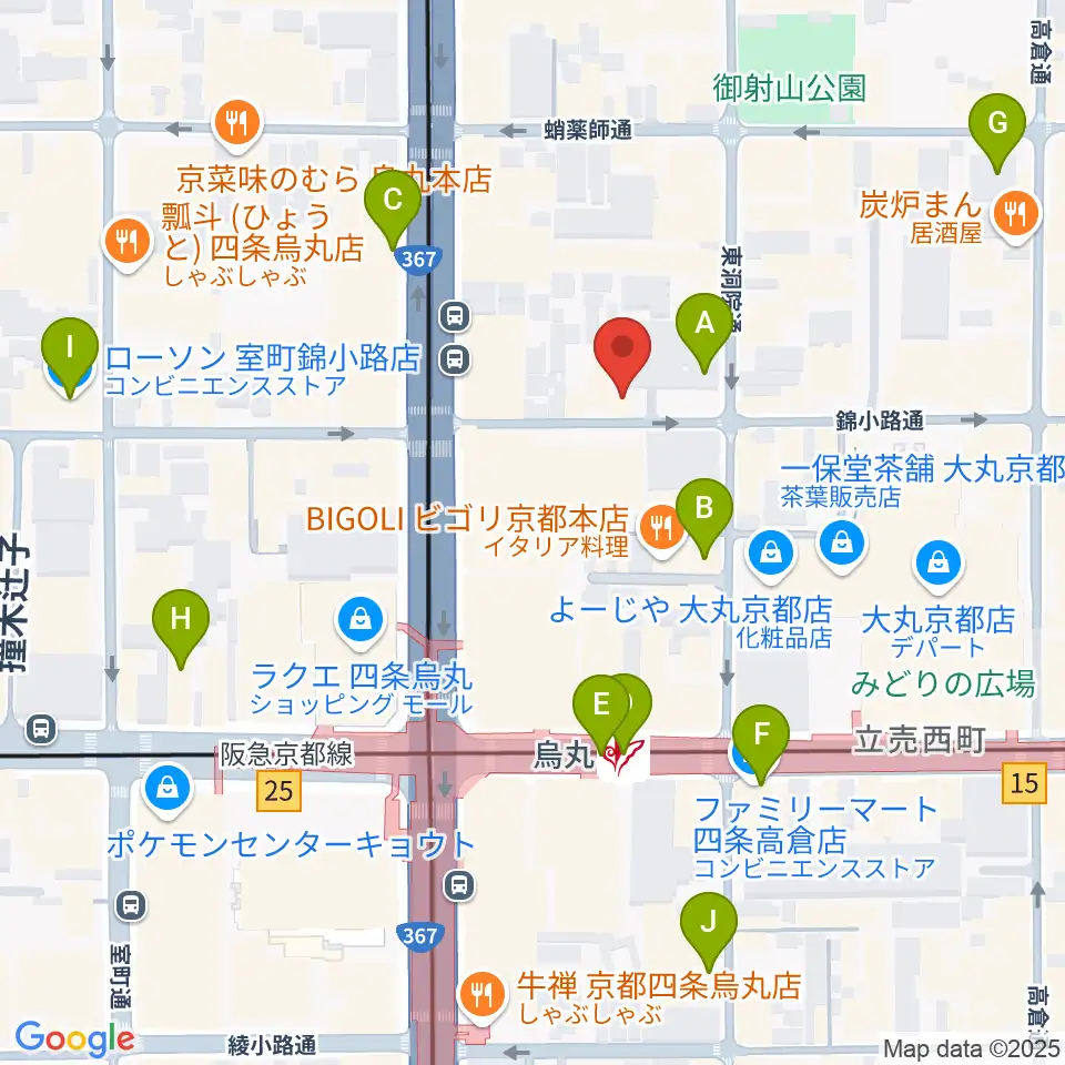 Voice Lab.周辺のコンビニエンスストア一覧地図