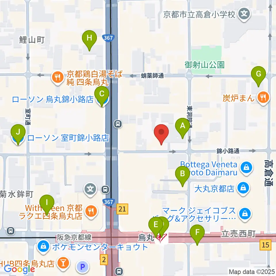 Voice Lab.周辺のコンビニエンスストア一覧地図