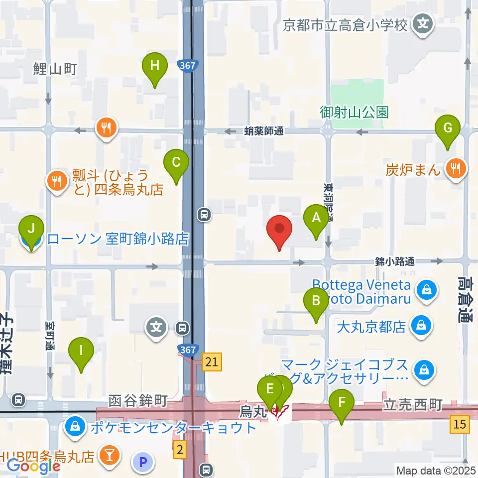 Voice Lab.周辺のコンビニエンスストア一覧地図