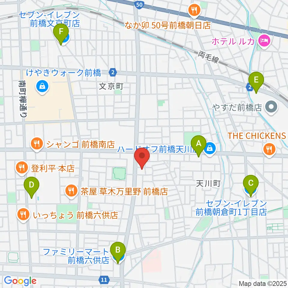 バップ・ジャズ・スクール周辺のコンビニエンスストア一覧地図